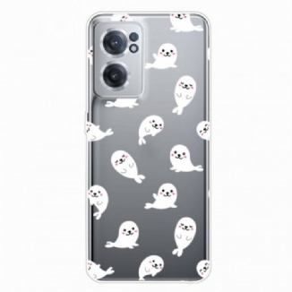 Coque OnePlus Nord CE 2 5G Phoques Blancs