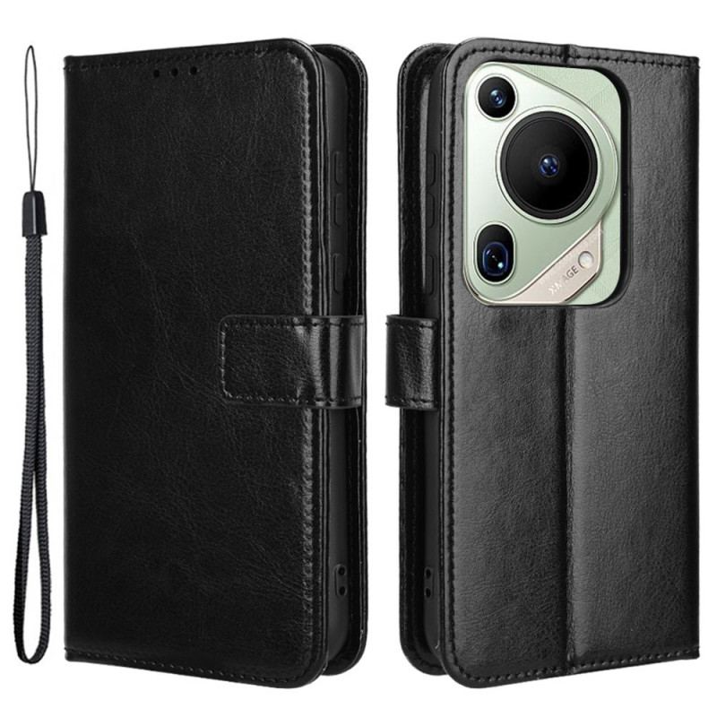 Housse Huawei Pura 70 Pro / 70 Ultra Simili Cuir Flashy à Lanière