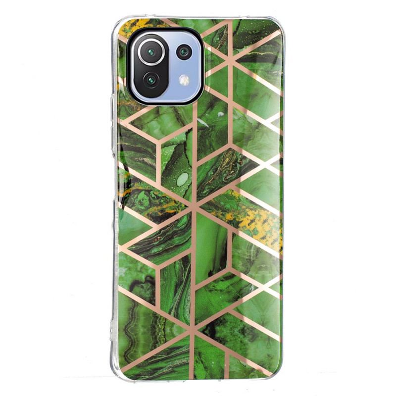 Coque Xiaomi 11 Lite 5G NE/Mi 11 Lite 4G/5G Marbre Géométrie
