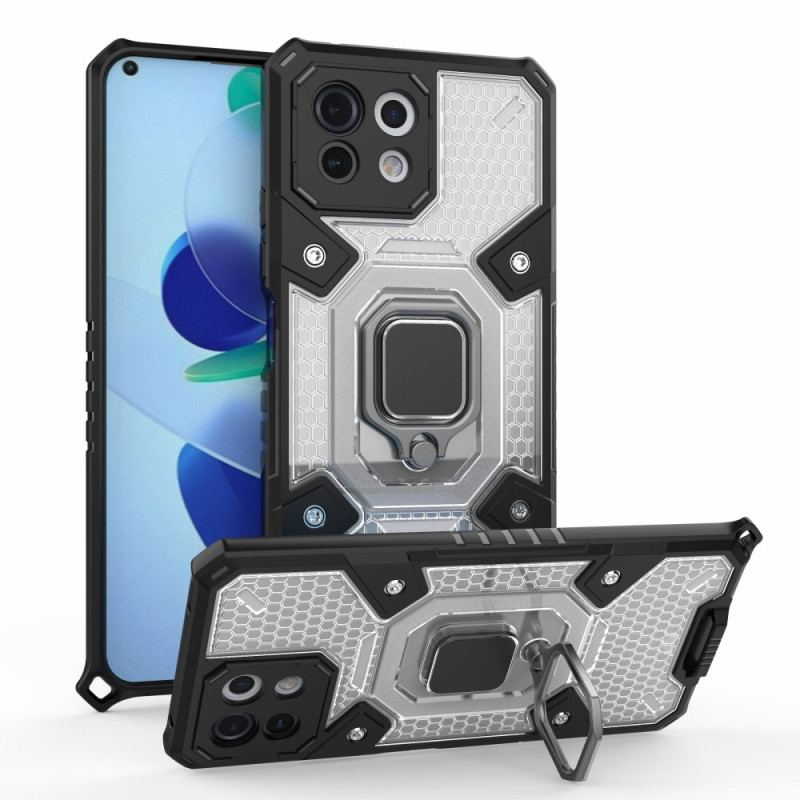 Coque Xiaomi 11 Lite 5G NE/Mi 11 Lite 4G/5G Nid d'Abeille avec Anneau