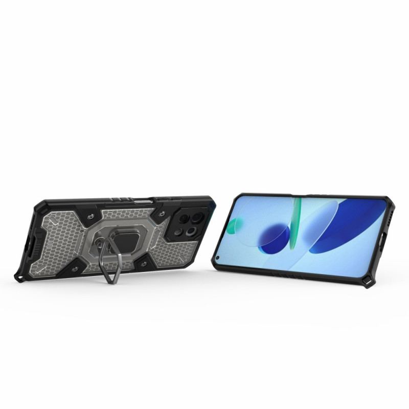 Coque Xiaomi 11 Lite 5G NE/Mi 11 Lite 4G/5G Nid d'Abeille avec Anneau