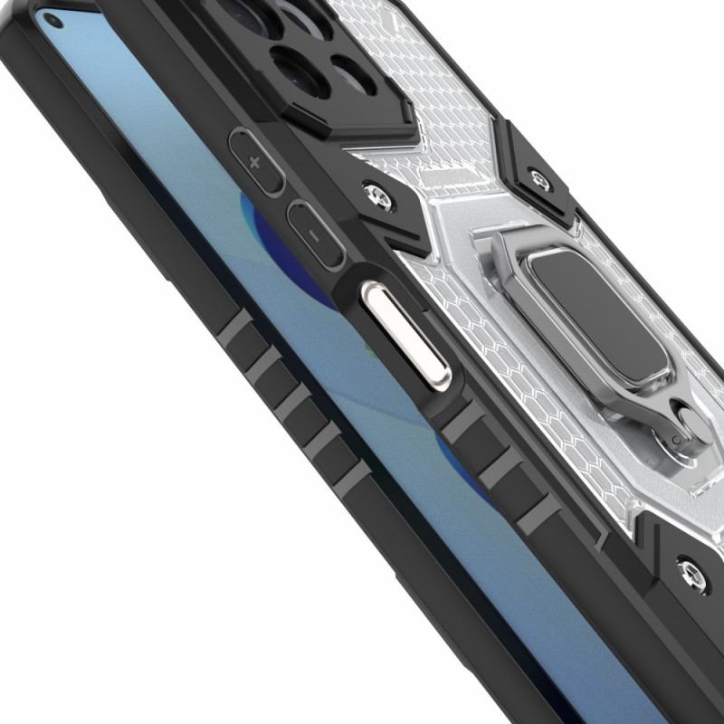 Coque Xiaomi 11 Lite 5G NE/Mi 11 Lite 4G/5G Nid d'Abeille avec Anneau