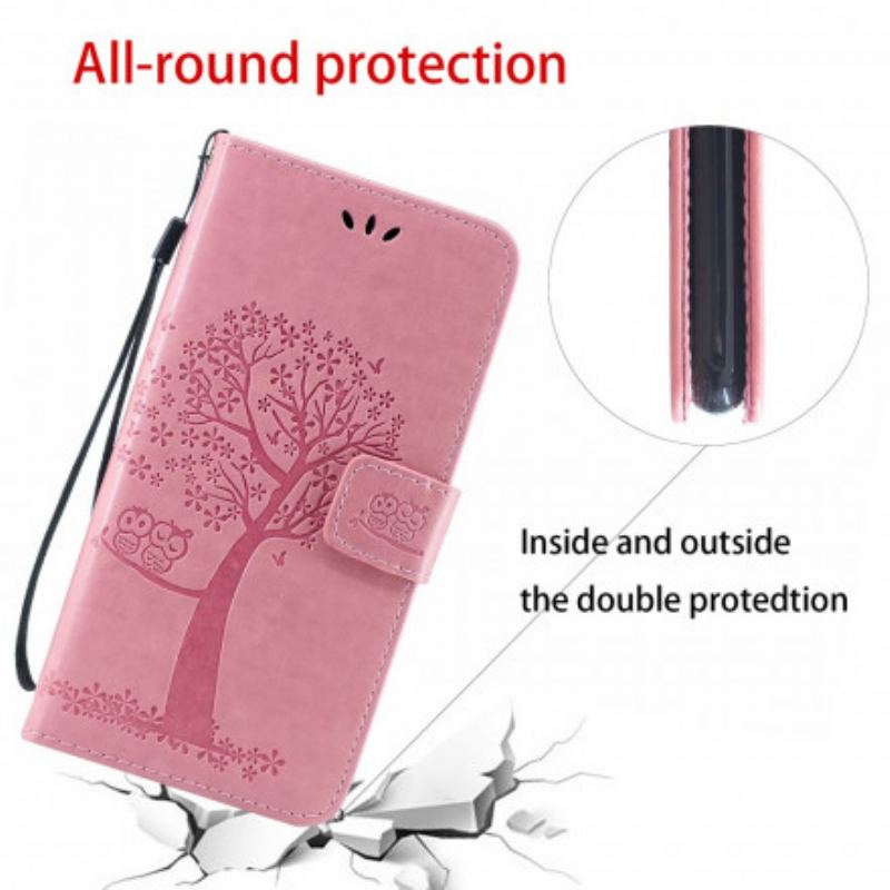Housse Xiaomi 11 Lite 5G NE/Mi 11 Lite 4G/5G Arbre et Hiboux