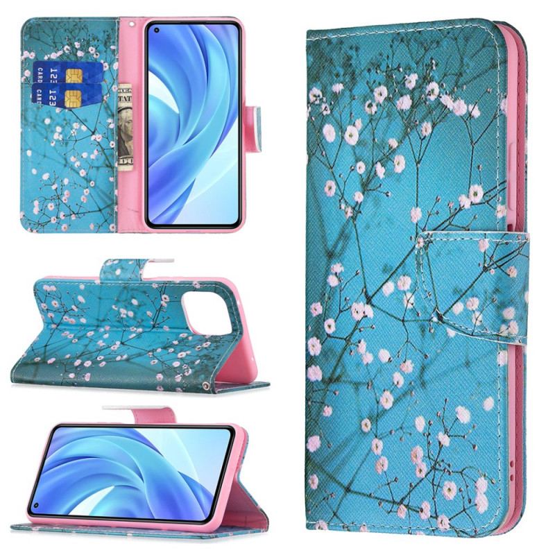 Housse Xiaomi 11 Lite 5G NE/Mi 11 Lite 4G/5G Arbre en Fleurs