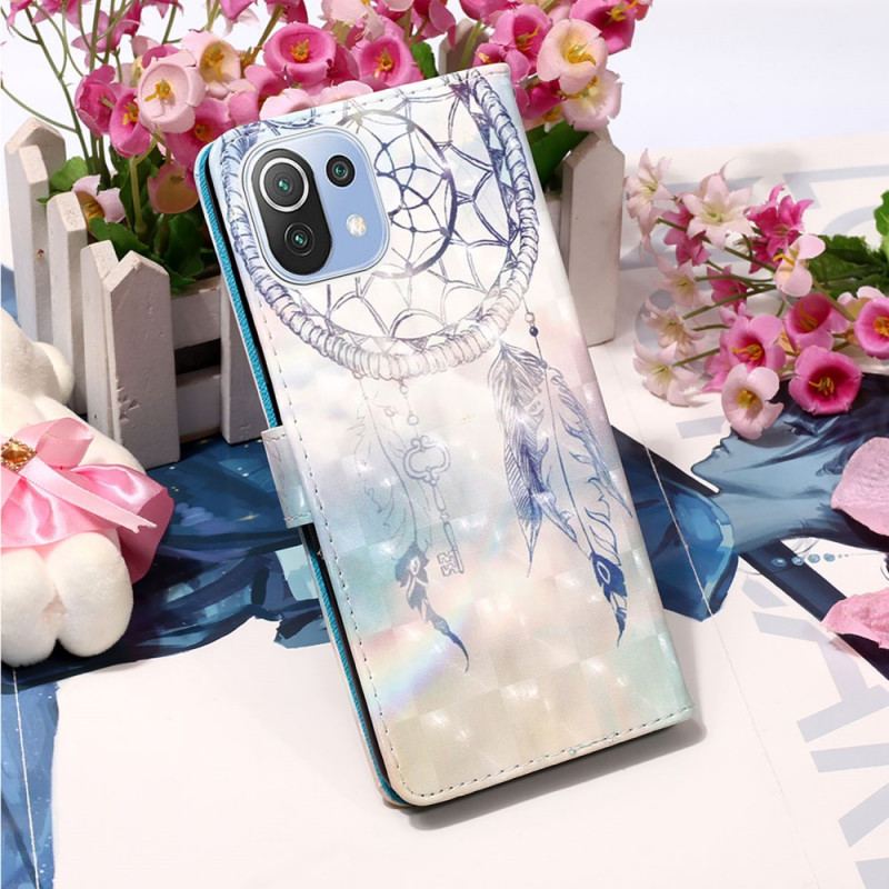 Housse Xiaomi 11 Lite 5G NE/Mi 11 Lite 4G/5G Attrape Rêves Aquarelle