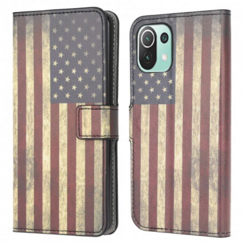 Housse Xiaomi 11 Lite 5G NE/Mi 11 Lite 4G/5G Drapeau Américain