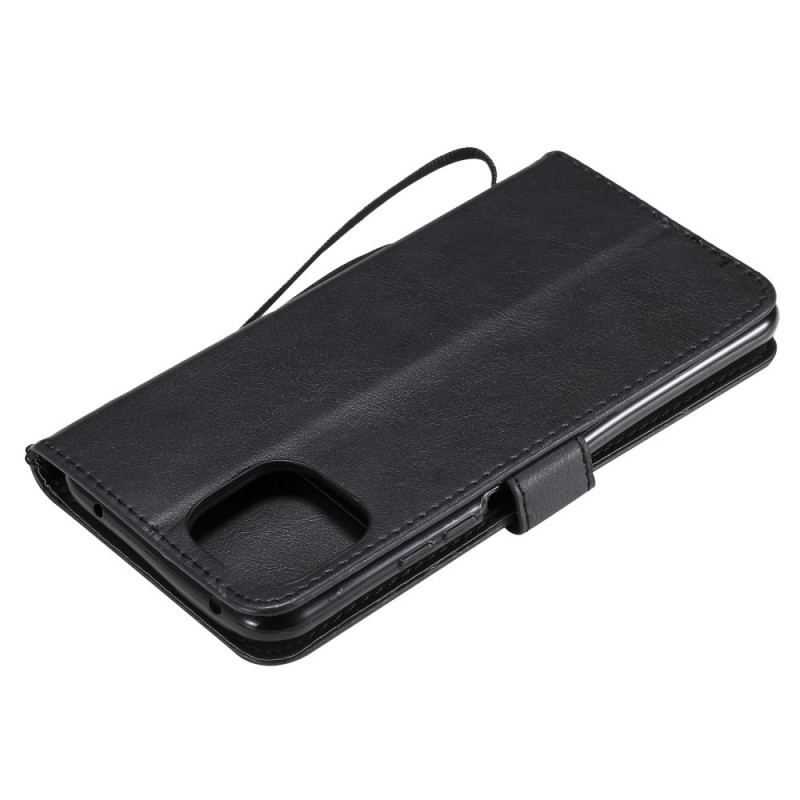 Housse Xiaomi 11 Lite 5G NE/Mi 11 Lite 4G/5G Effet Cuir à Lanière