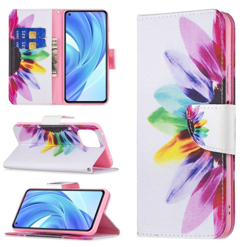 Housse Xiaomi 11 Lite 5G NE/Mi 11 Lite 4G/5G Fleur Aquarelle