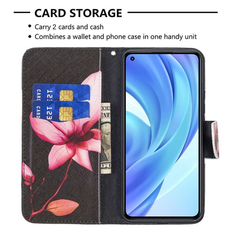 Housse Xiaomi 11 Lite 5G NE/Mi 11 Lite 4G/5G Fleur Rose
