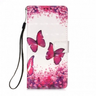Housse Xiaomi 11 Lite 5G NE/Mi 11 Lite 4G/5G Papillons Rouges