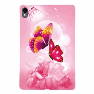 Coque Samsung Galaxy Tab S11 Papillons Roses