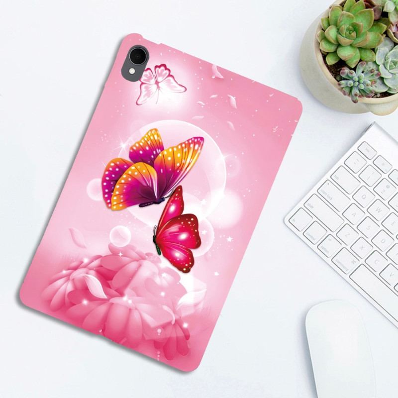 Coque Samsung Galaxy Tab S11 Papillons Roses