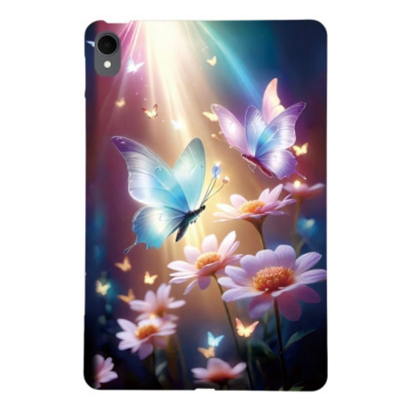 Coque Samsung Galaxy Tab S11 Papillons sous la Lumière
