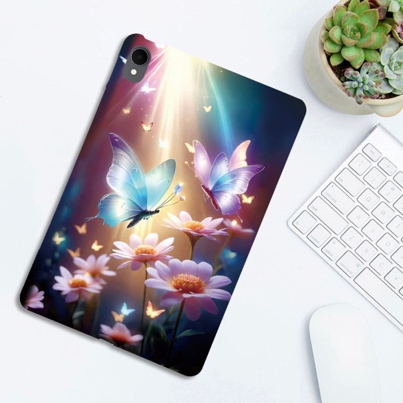 Coque Samsung Galaxy Tab S11 Papillons sous la Lumière