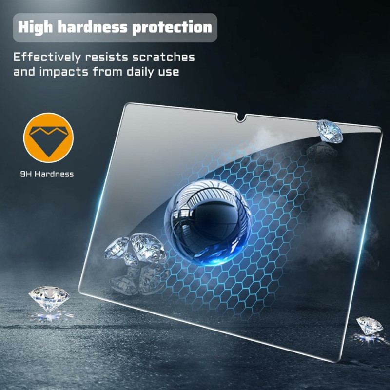 Coque Samsung Galaxy Tab S11 Transparente avec Protection d'Écran en Verre Trempé