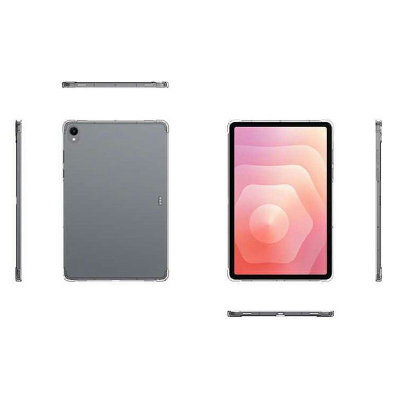 Coque Samsung Galaxy Tab S11 Transparente avec Protection d'Écran en Verre Trempé