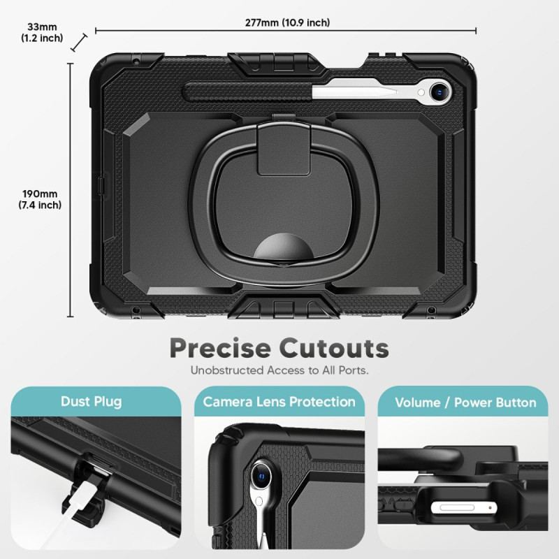 Coque Samsung Galaxy Tab S11 Ultra Résistante avec Anneau