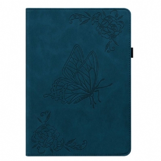 Étui Samsung Galaxy Tab S11 Effet Daim Papillon