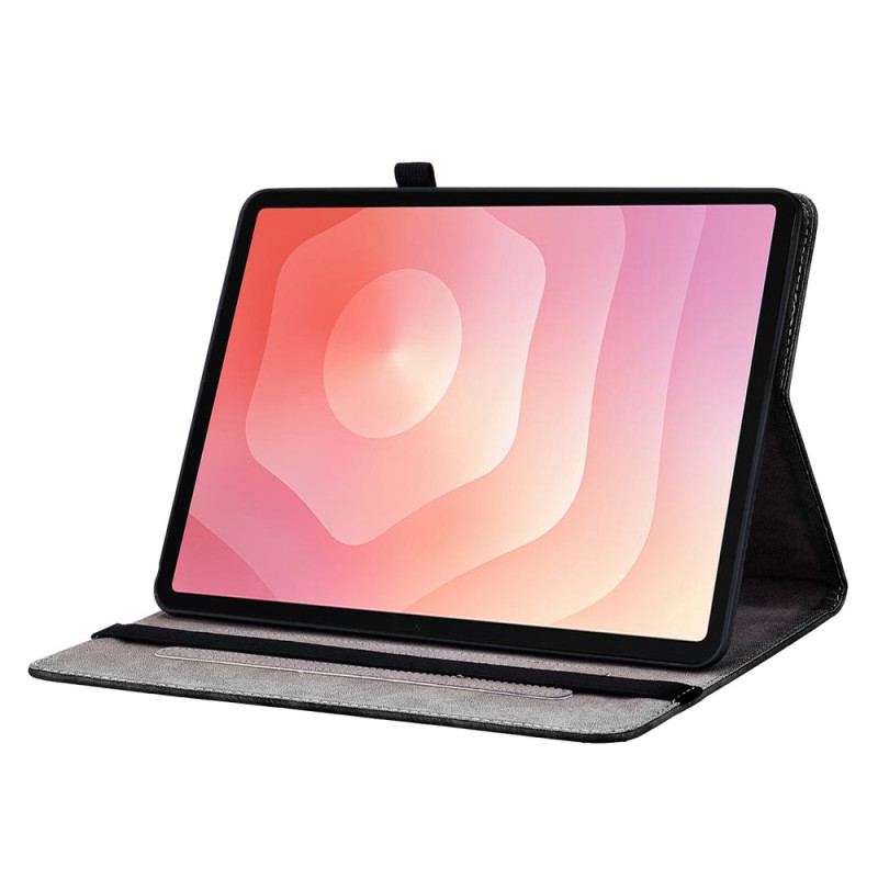 Étui Samsung Galaxy Tab S11 Fleurettes Bleues