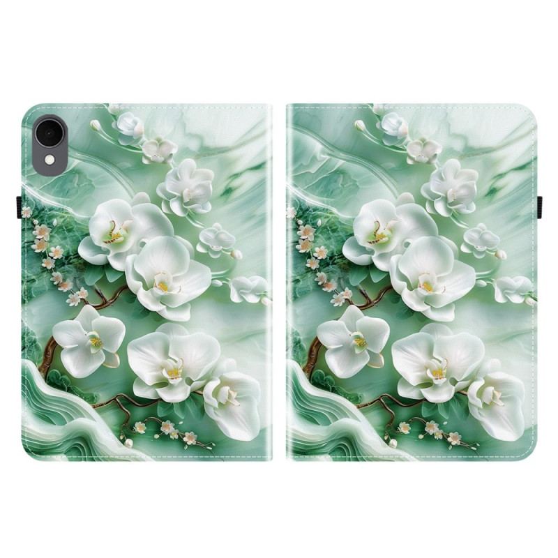 Étui Samsung Galaxy Tab S11 Fleurs de Jade