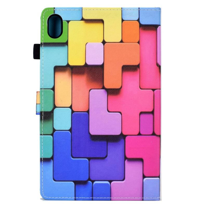 Housse Samsung Galaxy Tab S11 Carrés Colorés