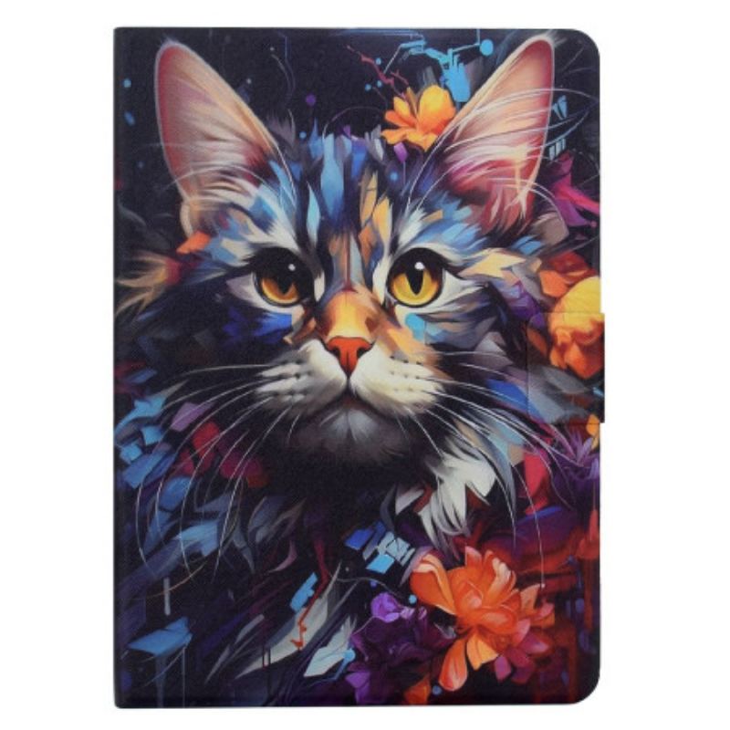 Housse Samsung Galaxy Tab S11 Chat Artistique