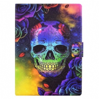 Housse Samsung Galaxy Tab S11 Crâne Coloré