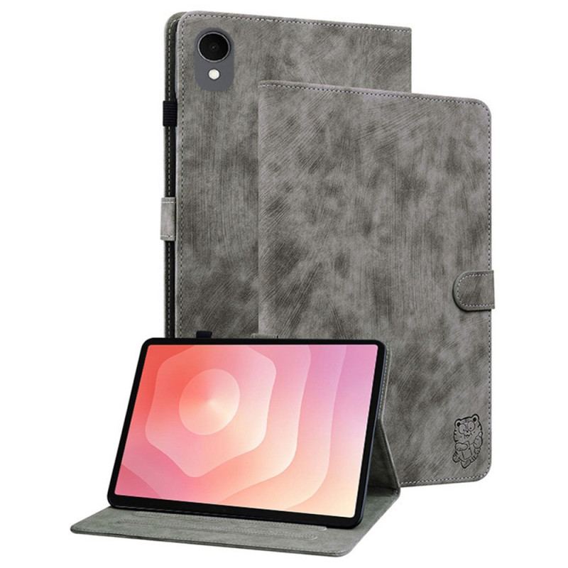 Housse Samsung Galaxy Tab S11 Effet Daim Vintage