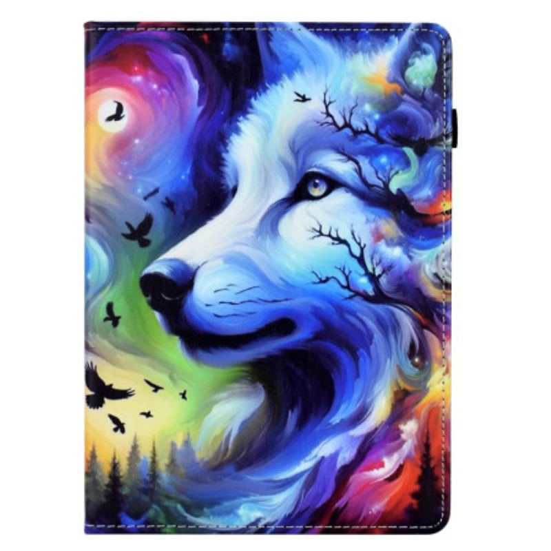 Housse Samsung Galaxy Tab S11 Loup aux Étoiles