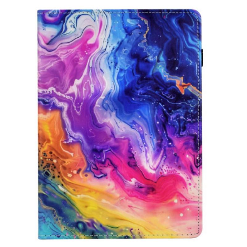 Housse Samsung Galaxy Tab S11 Marbre Coloré