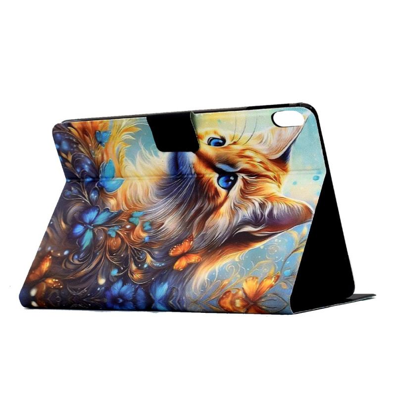 Housse Samsung Galaxy Tab S11 Peinture Chat