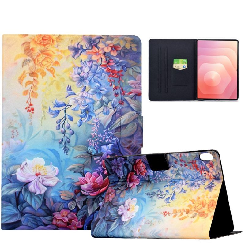 Housse Samsung Galaxy Tab S11 Peinture Florale