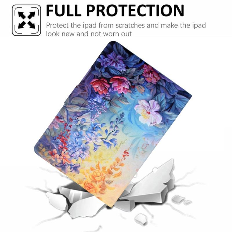 Housse Samsung Galaxy Tab S11 Peinture Florale