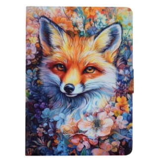 Housse Samsung Galaxy Tab S11 Peinture Renard