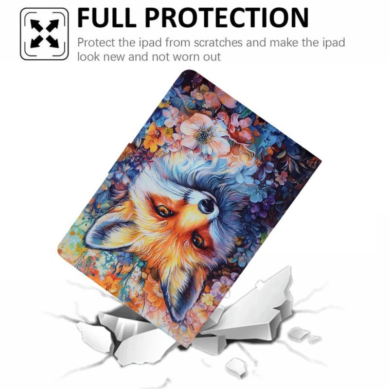Housse Samsung Galaxy Tab S11 Peinture Renard