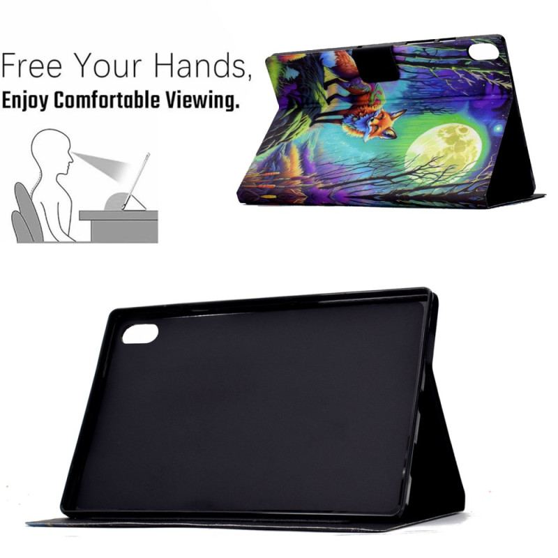 Housse Samsung Galaxy Tab S11 Renard au Clair de Lune