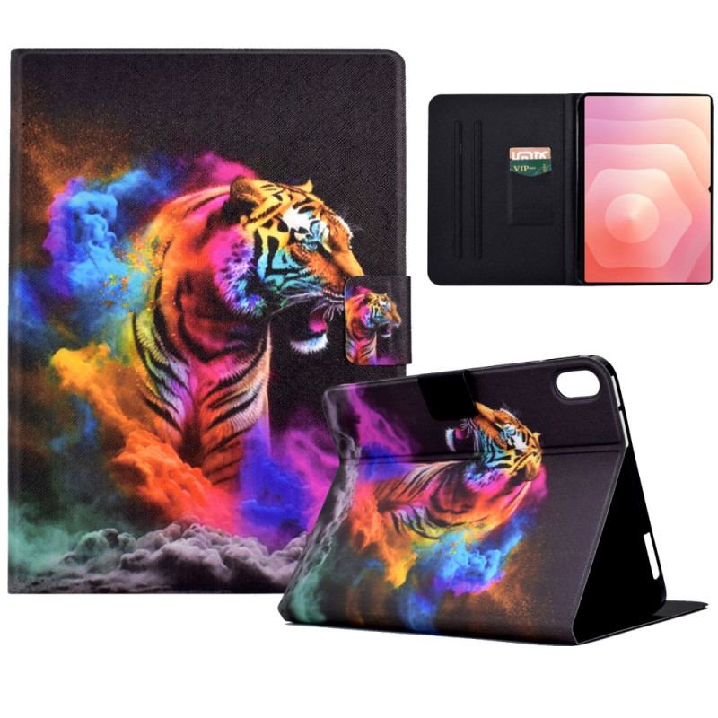 Housse Samsung Galaxy Tab S11 Tigre Coloré