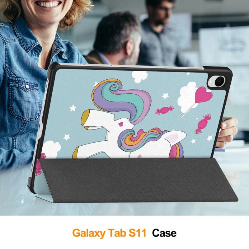 Smart Case Samsung Galaxy Tab S11 Licorne