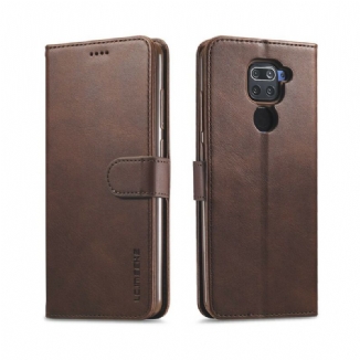 Housse Xiaomi Redmi Note 9 LC.IMEEKE Effet Cuir