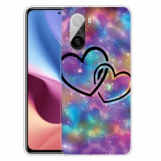 Coque Poco F3 / Xiaomi Mi 11i 5G Coeurs Enchaînés