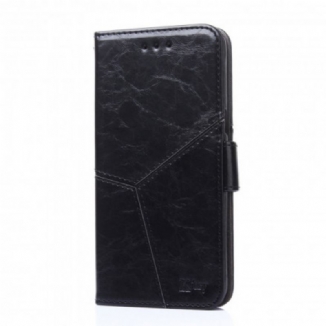 Housse Poco F3 / Xiaomi Mi 11i 5G Effet Cuir Géométrique