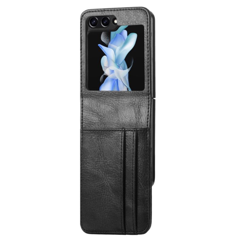 Coque Samsung Galaxy Z Flip 5 Style Cuir Porte-Cartes