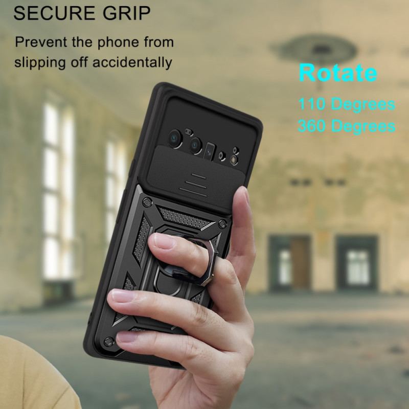 Coque Google Pixel 6 Pro Support et Protège-Lentilles Design