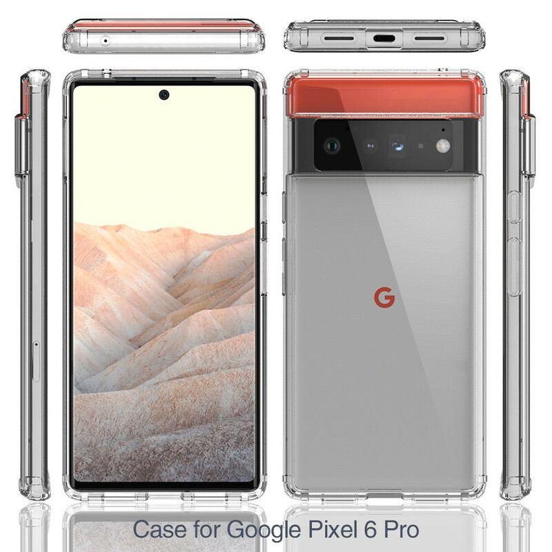 Coque Google Pixel 6 Pro Transparente Porte-Carte