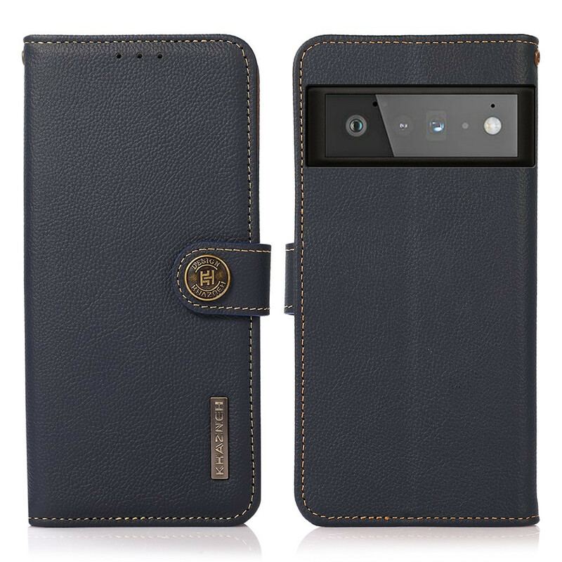 Housse Google Pixel 6 Pro Cuir KHAZNEH