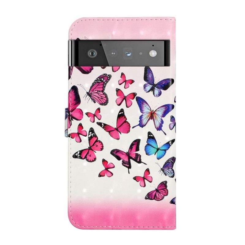 Housse Google Pixel 6 Pro Vol de Papillons