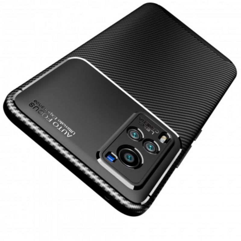 Coque Vivo X60 Flexible Texture Fibre Carbone