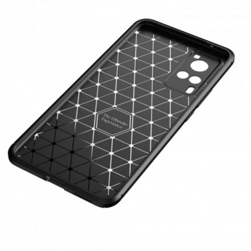 Coque Vivo X60 Flexible Texture Fibre Carbone