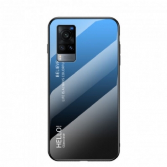 Coque Vivo X60 Verre Trempé Hello