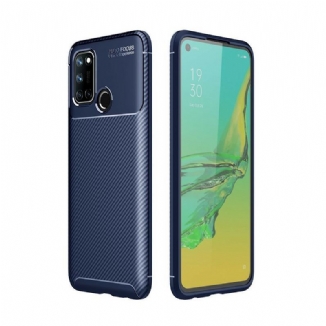 Coque Realme 7i Flexible Texture Fibre Carbone